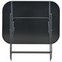 Voir la diapositive 5 : VIDAXL Table pliable de jardin Gris 100x75x72 cm Verre et acier