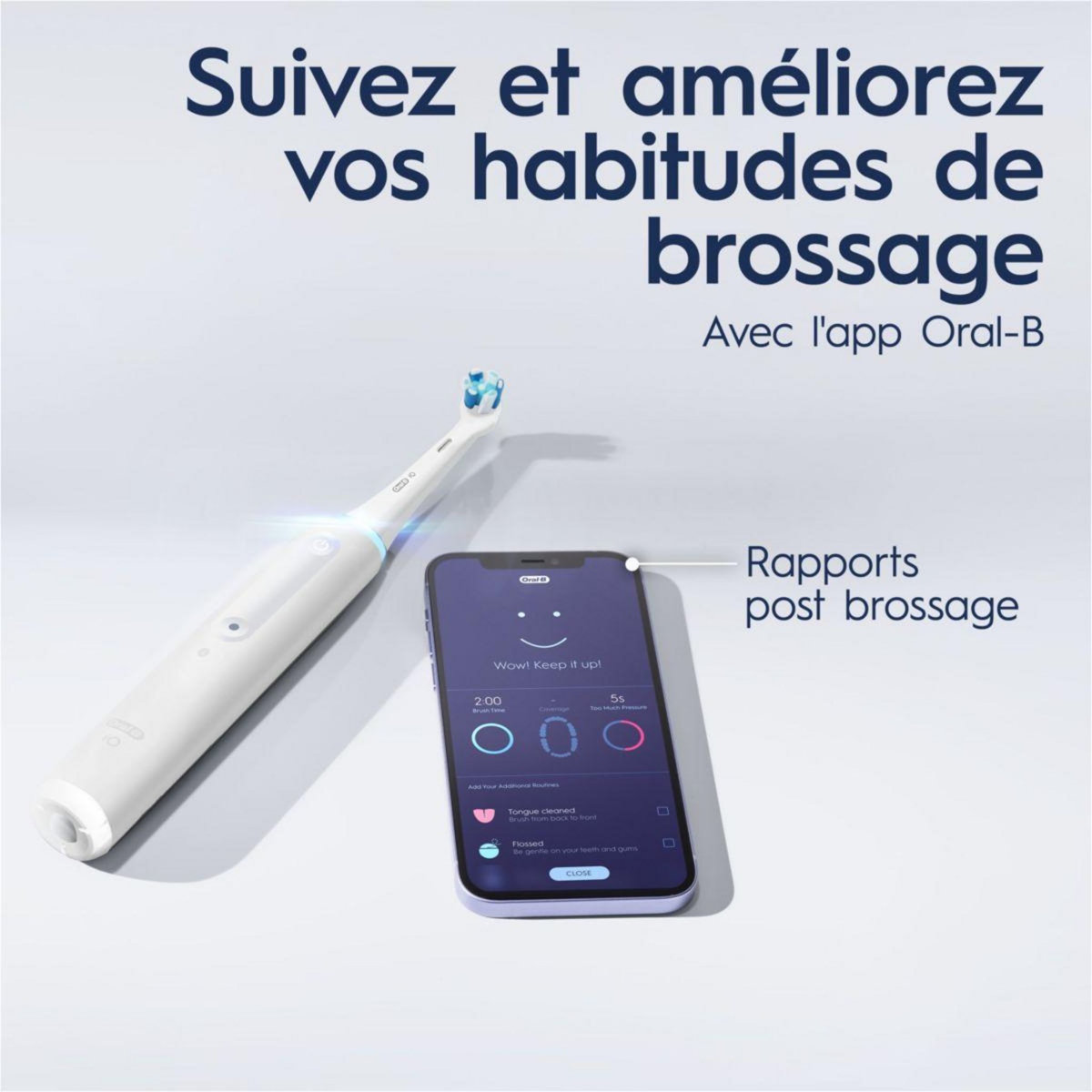 ORAL B Brosse à dents électrique IO 4 White edition cadeau
