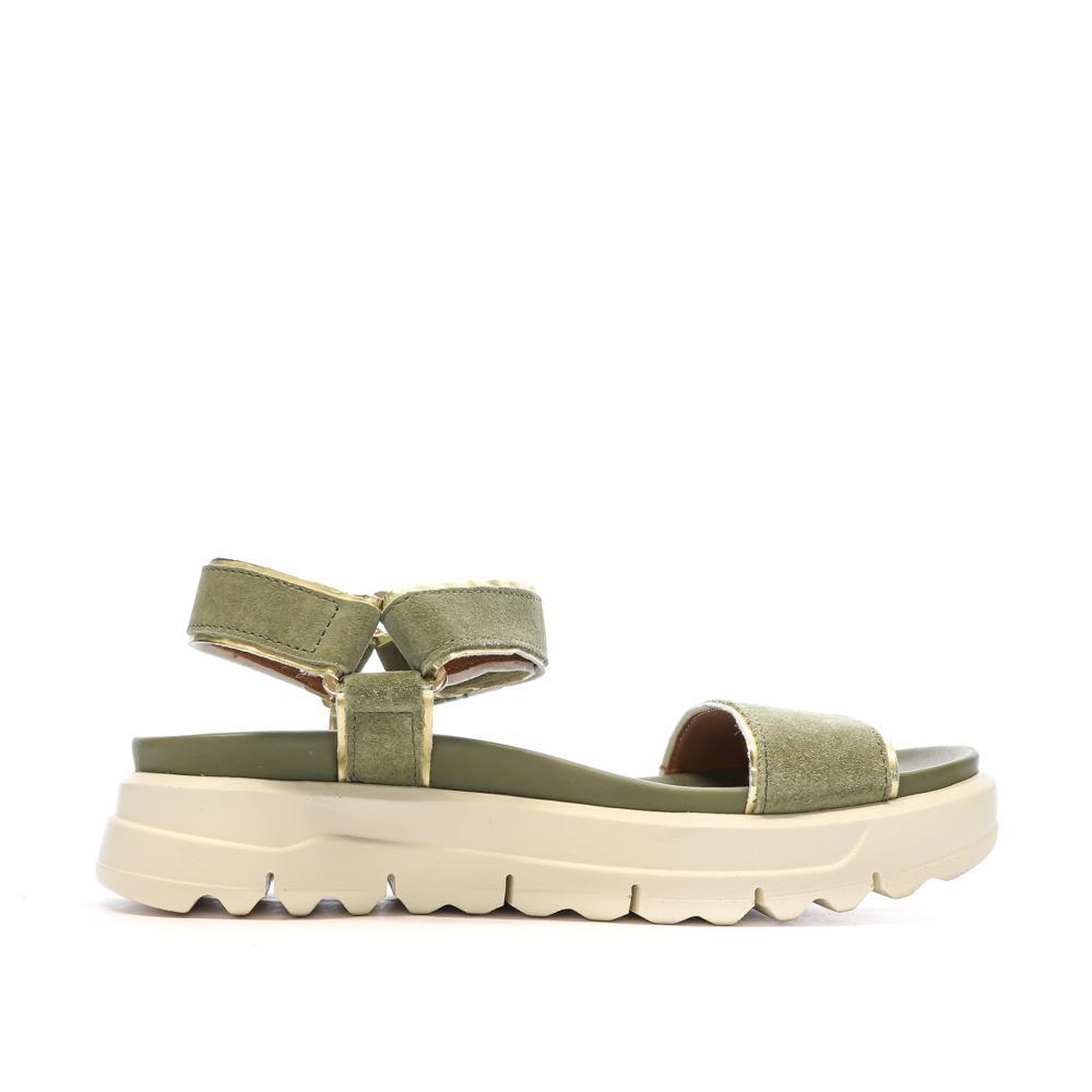 Voir la diapositive 2 : GEOX Sandales kaki femme geox xand