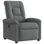 Voir la diapositive 4 : VIDAXL Fauteuil inclinable electrique Gris fonce Tissu