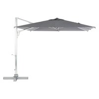 Parasol déporté solaire LED 3x4m Luce Gris, haut de gamme avec lumière  intégrée ALICE'S GARDEN