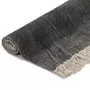 VIDAXL Tapis Kilim Coton 120 x 180 cm Anthracite