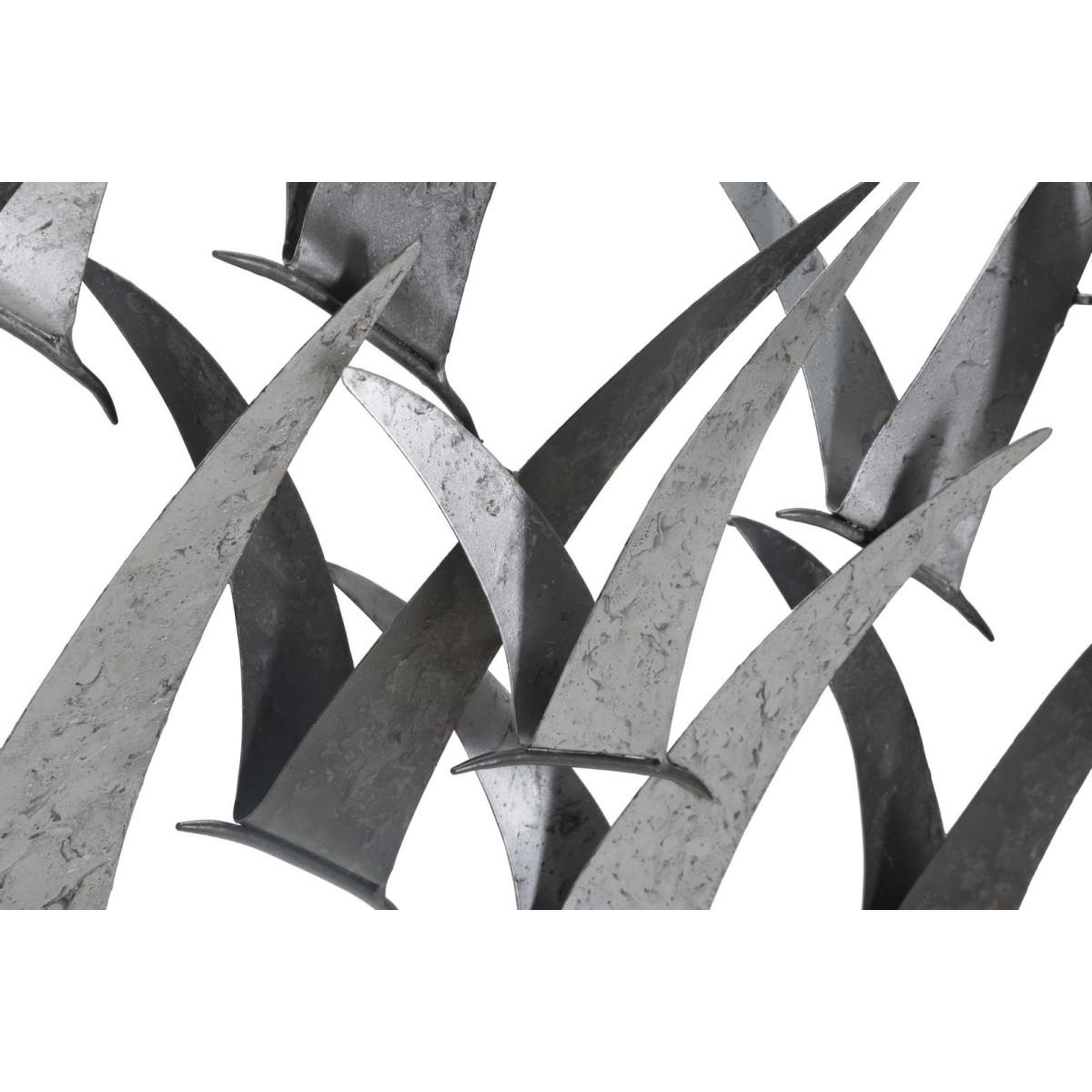 Voir la diapositive 2 : Paris Prix Décoration murale en métal  gabbiani  93cm gris
