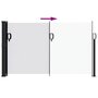 Voir la diapositive 5 : VIDAXL Auvent lateral retractable blanc 117x300 cm
