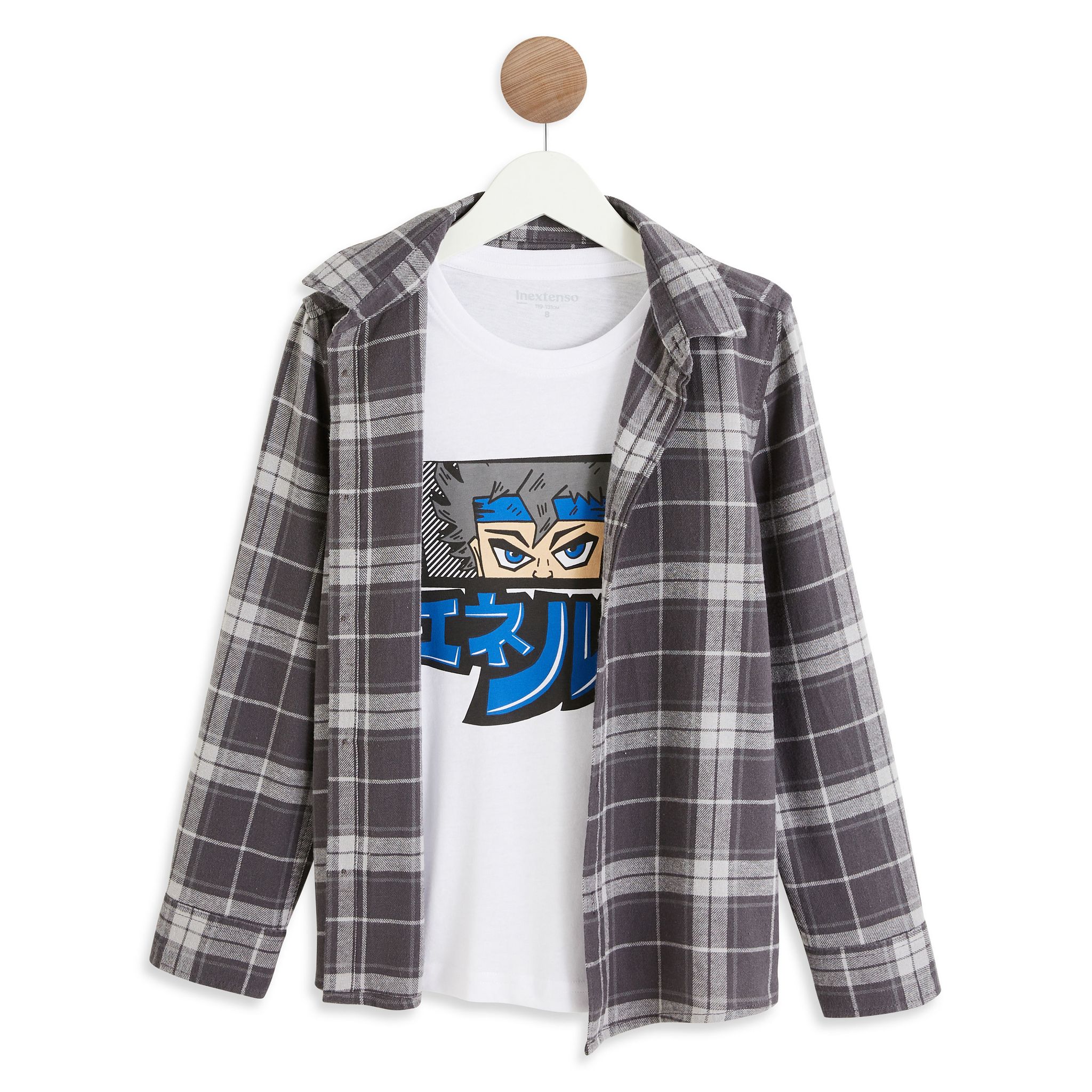 Chemise grise L.O.G.G. H&M, Taille 34 (D'occasion) à La Chaux-de-Fonds