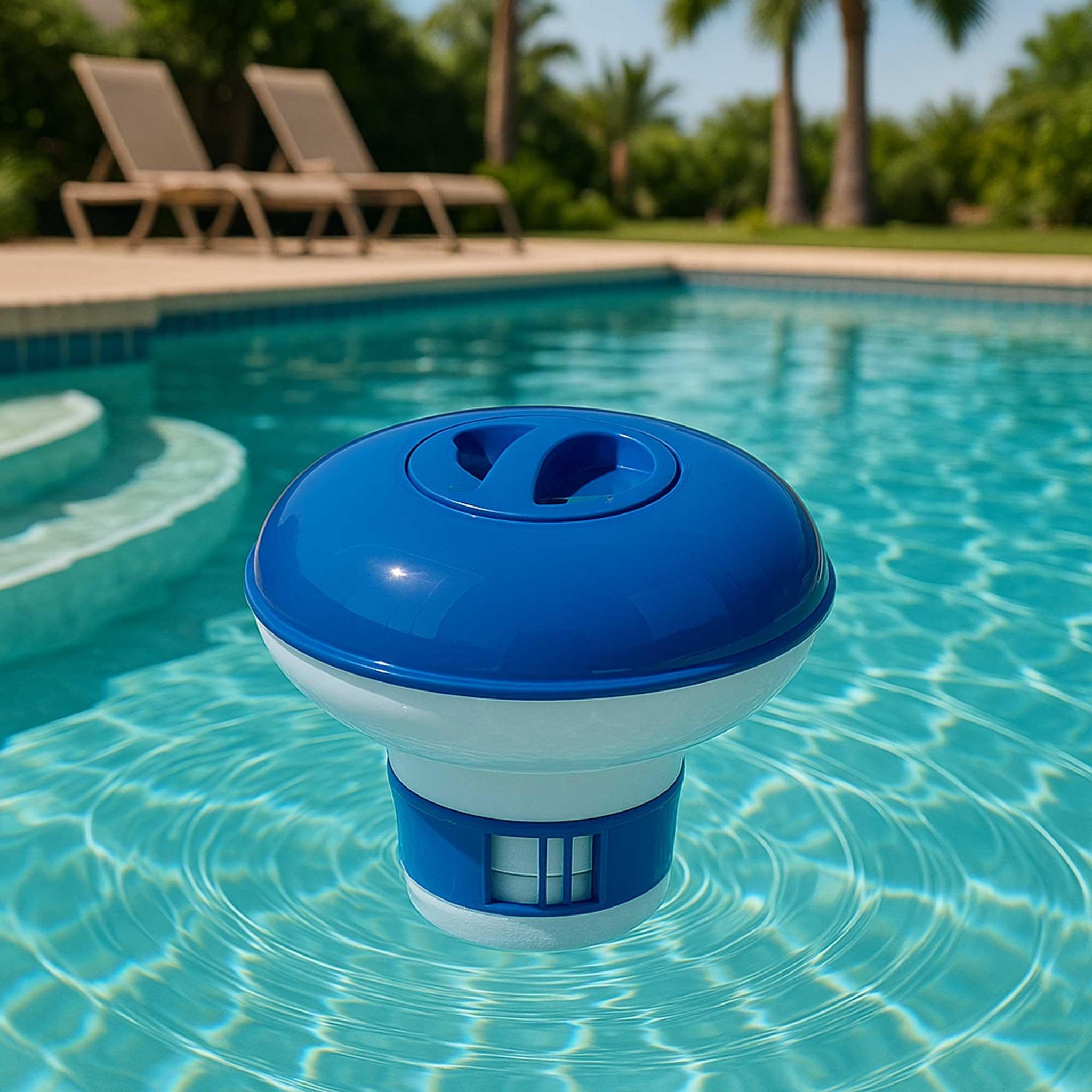 Voir la diapositive 2 : WERKAPRO Diffuseur de chlore réglable werka pro pour galets de 250g
