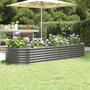 Voir la diapositive 1 : VIDAXL Lit sureleve de jardin Acier enduit de poudre 224x80x36 cm gris