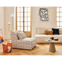 Voir la diapositive 1 : LISA DESIGN Onyx - fauteuil sans accoudoirs motif graphique en tissu