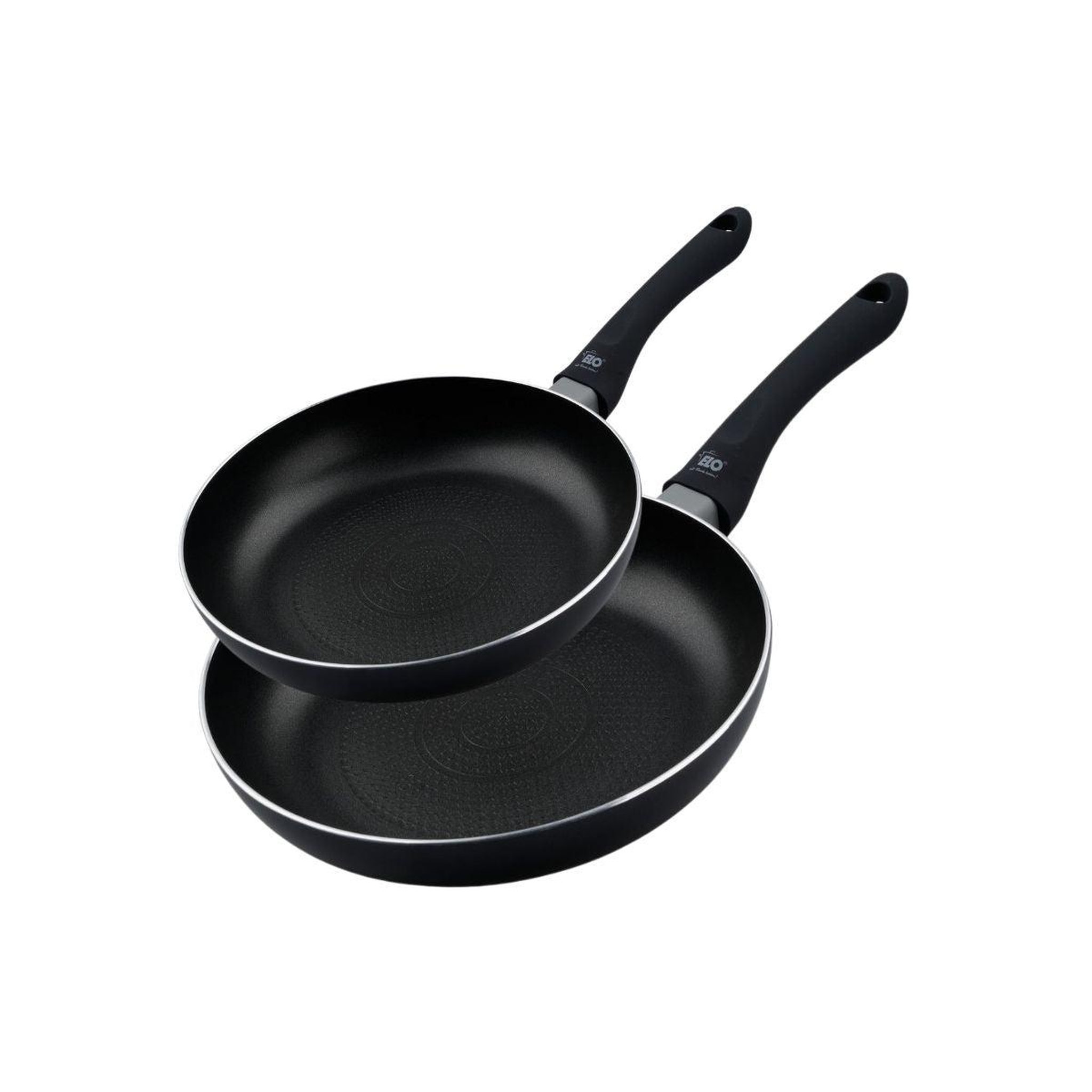Voir la diapositive 1 : ELO Lot de 2 poêles à frire de 24 cm et 28 cm elo smart life