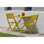 Voir la diapositive 3 : DCB GARDEN Chaise de jardin pliante - Aluminium - Moutarde - MARIUS