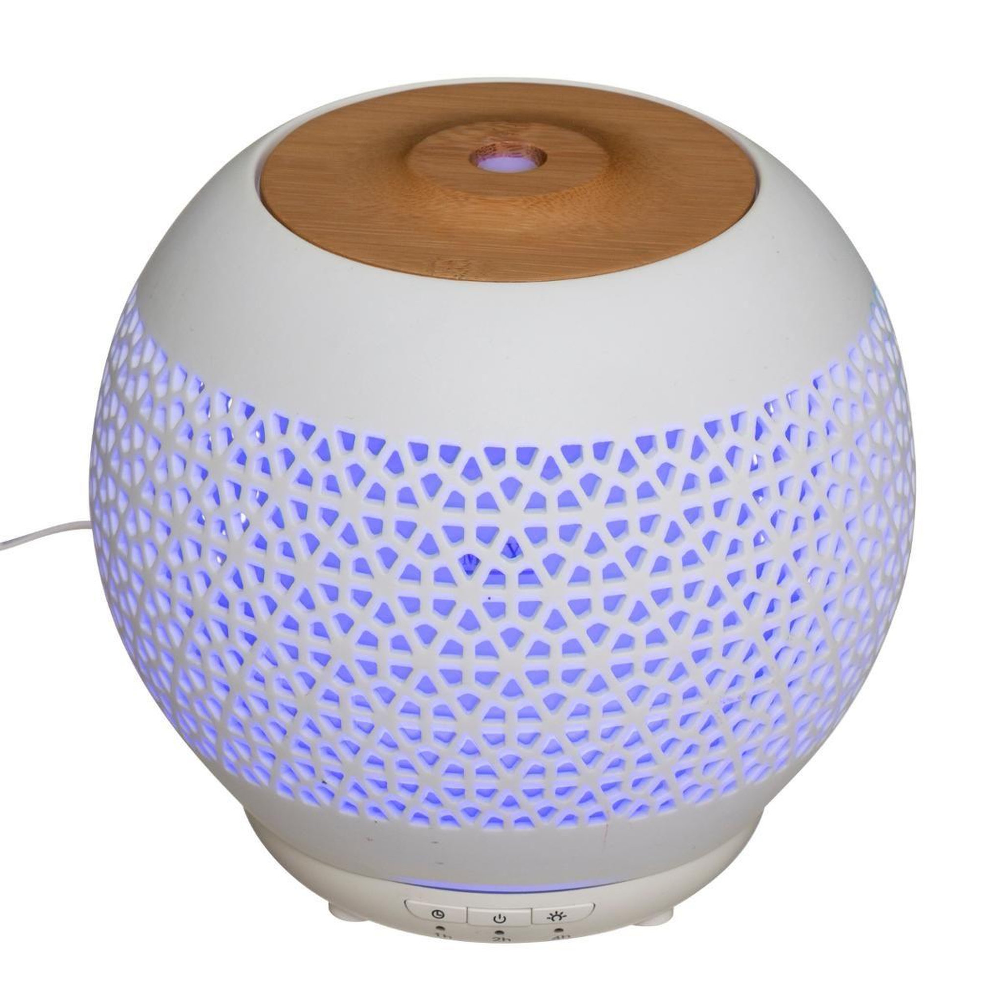 Voir la diapositive 2 : ATMOSPHERA Diffuseur d'huiles essentielles  generiq  250ml blanc