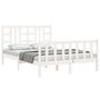 Voir la diapositive 4 : VIDAXL Cadre de lit sans matelas blanc 160x200 cm bois de pin massif