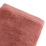 Voir la diapositive 3 : Serviette de toilette unie en coton 600 g/m²