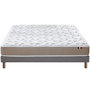 Voir la diapositive 1 : IDLITERIE Ensemble Matelas accueil Latex 3 zones INITIAL - Bi Confort Mousse & Latex + Sommier - Made in France