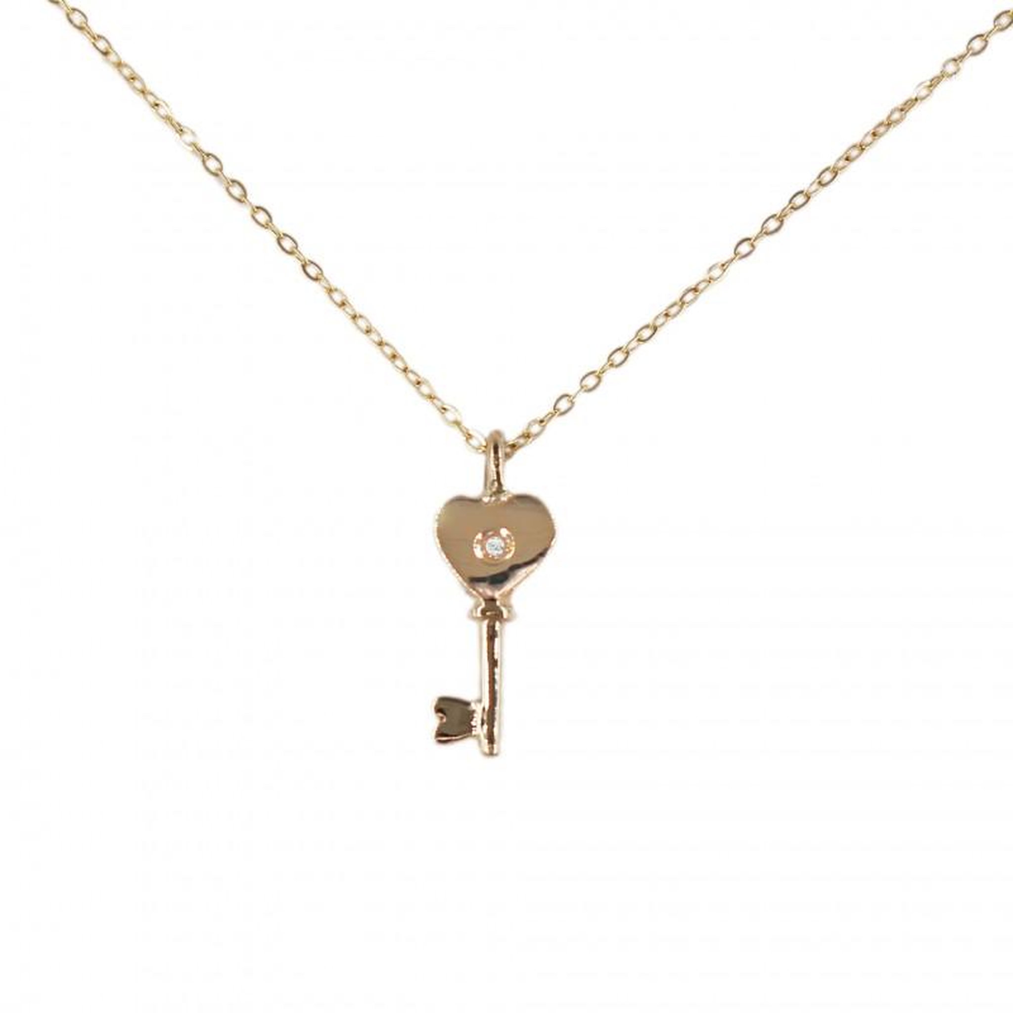 Voir la diapositive 1 : L'ATELIER D'AZUR Collier Femme Or Jaune et Diamant - Pendentif Clé d'Amour