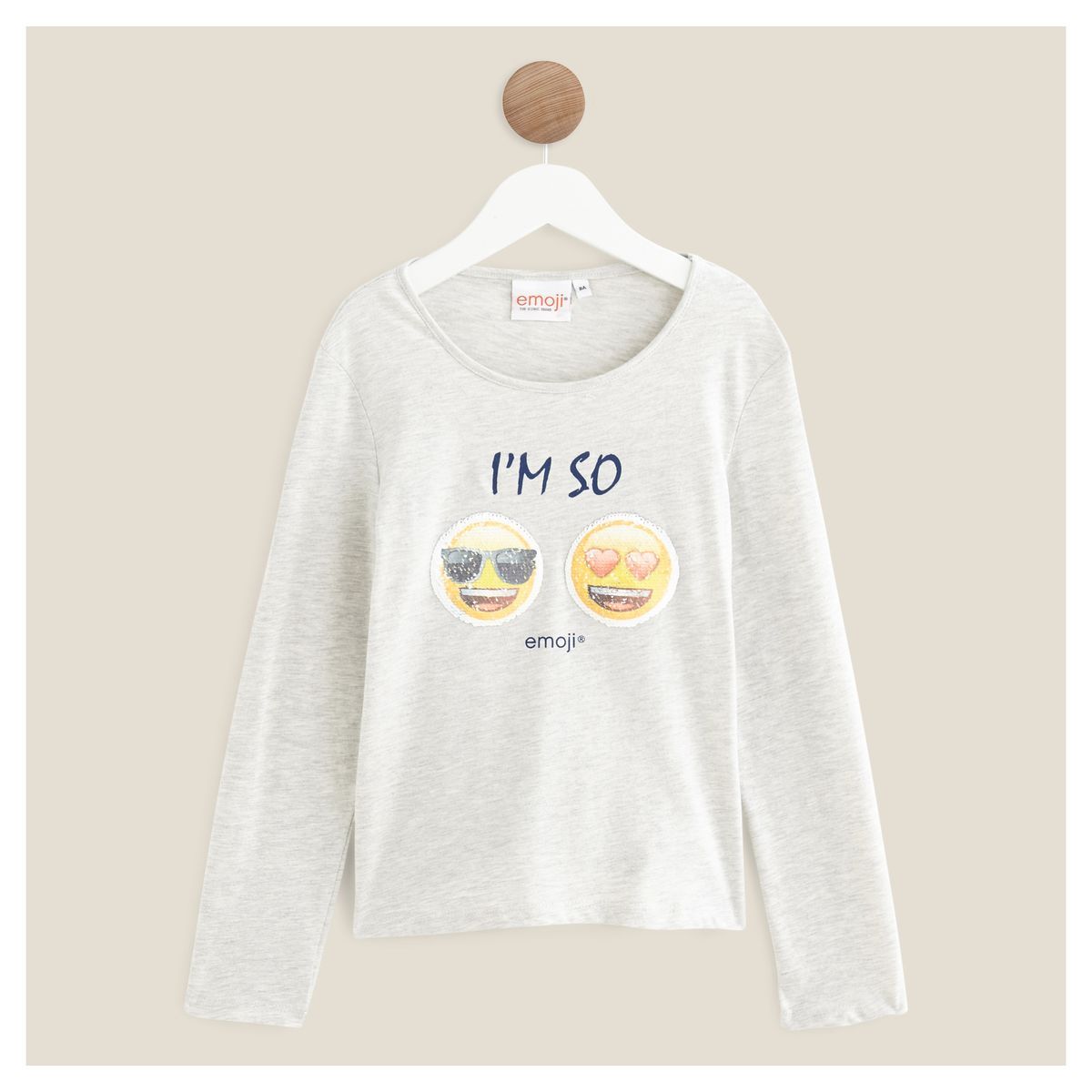 IN EXTENSO T-shirt manches longues emoji fille