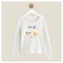 Voir la diapositive 3 : IN EXTENSO T-shirt manches longues emoji fille
