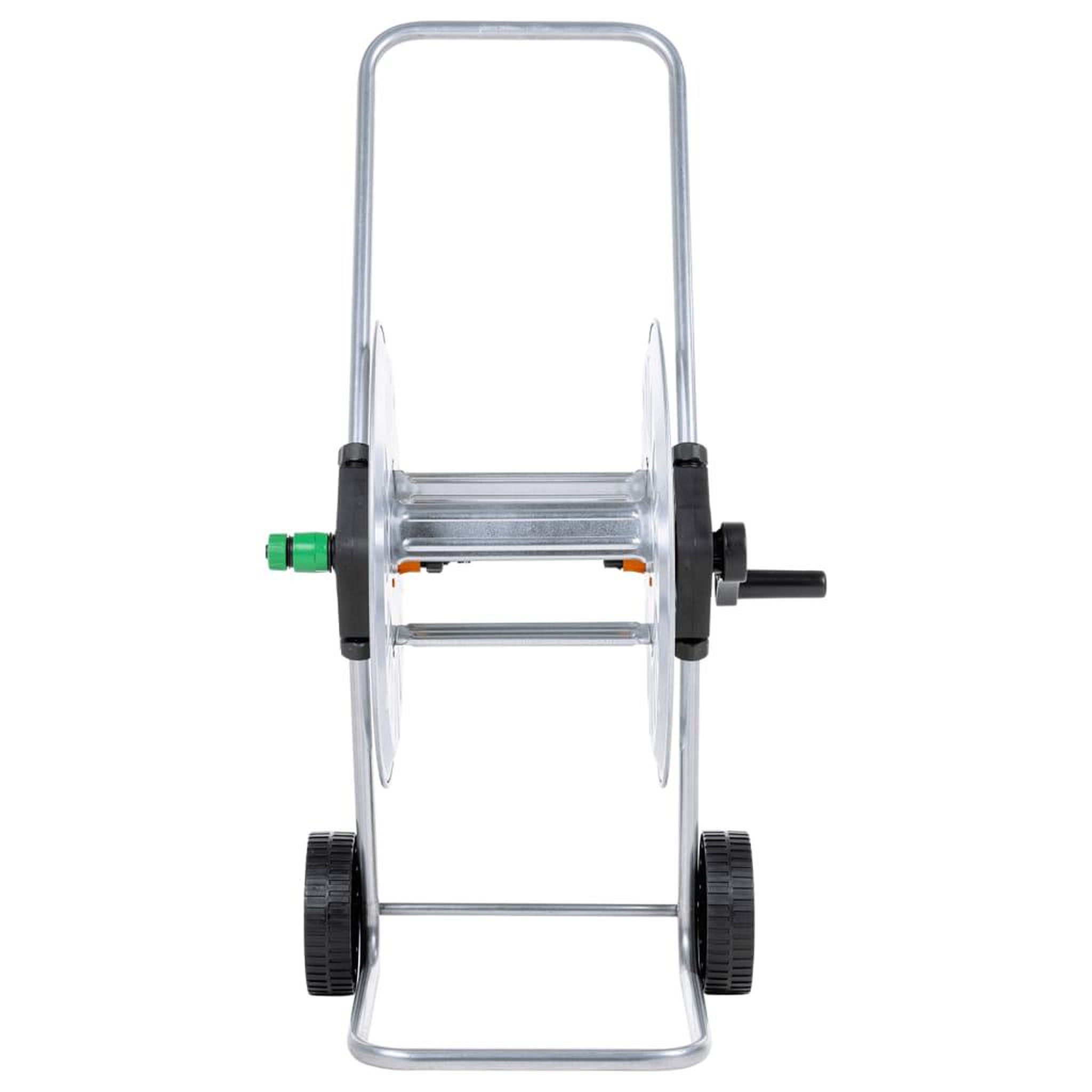 Voir la diapositive 3 : VIDAXL Chariot enrouleur pour tuyau de 60 m 1/2  acier