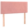 Voir la diapositive 2 : VIDAXL Tete de lit Rose 80x5x78/88 cm Velours