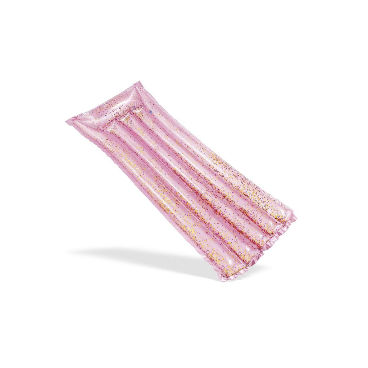 INTEX Matelas gonflable pour piscine Glitter - L. 170 cm - Rose