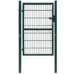 VIDAXL Portillon Acier 106x248 cm Vert