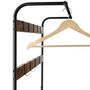 Voir la diapositive 4 : tectake Penderie Style industriel Bois foncé industriel, rustique
