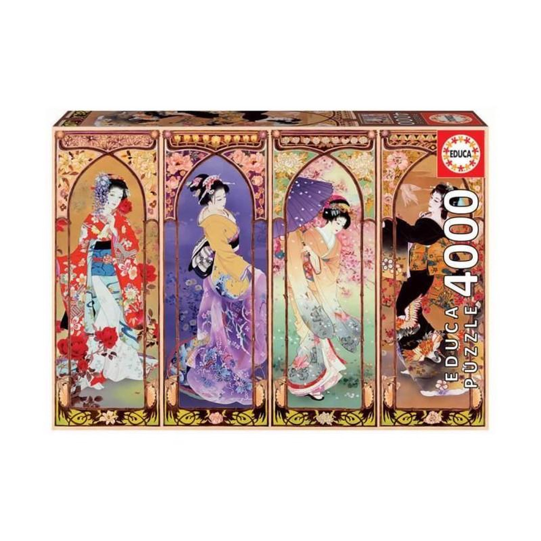 Voir la diapositive 2 : EDUCA EDUCA Puzzle - 4000 pieces Collage Japonais