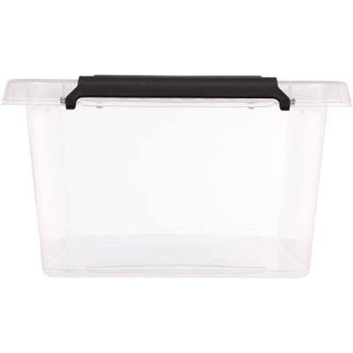  Boîte de Rangement  Clip  12,5L Transparent
