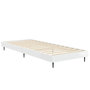 Voir la diapositive 5 : VIDAXL Cadre de lit sans matelas blanc brillant 75x190 cm