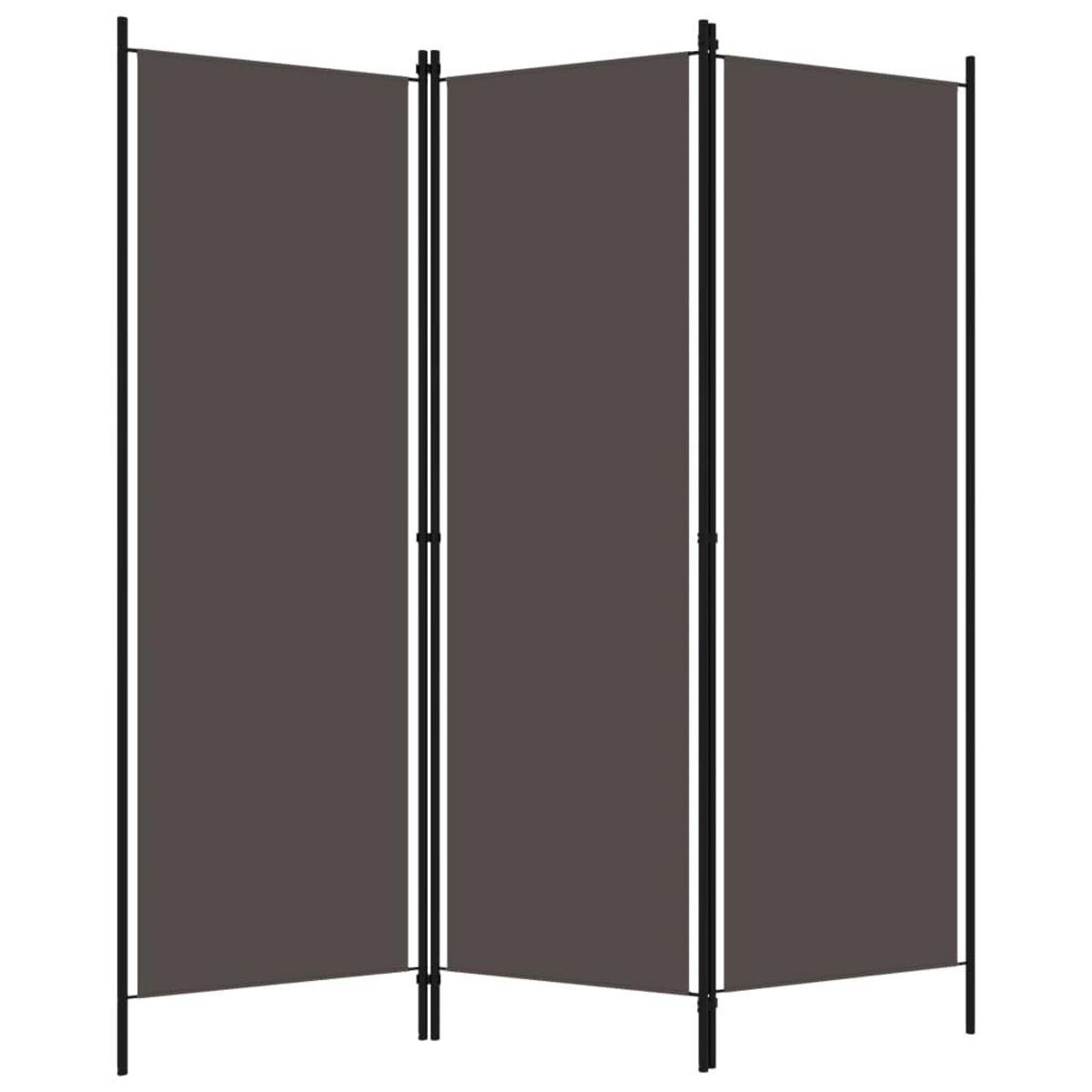 VIDAXL Cloison de separation 3 panneaux Anthracite 150x180 cm