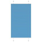 VIDAXL Store plisse bleu 75x100 cm largeur du tissu 74,4 cm polyester