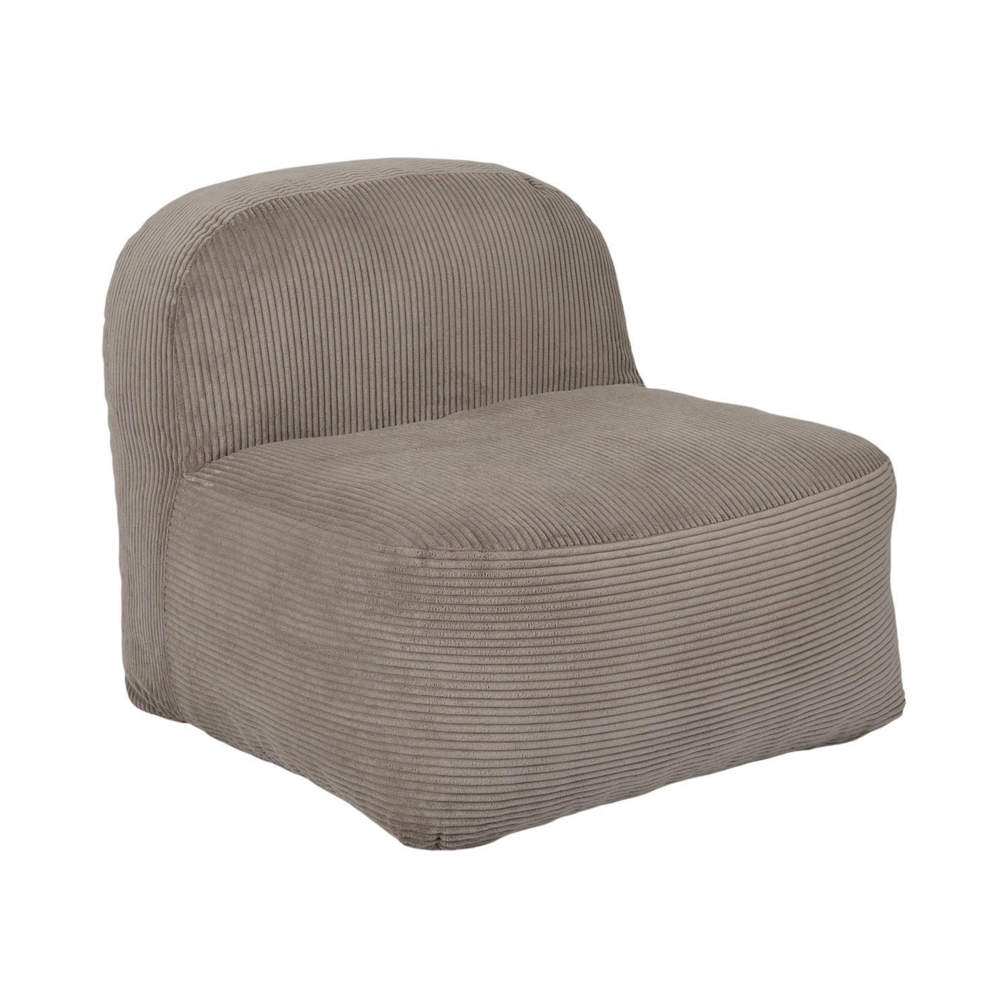 Voir la diapositive 1 : The Home Deco Factory Fauteuil compressé en velours côtelé sans montage BERLIN