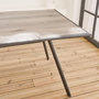 Voir la diapositive 4 : SWEEEK Table de jardin 6 places MEMPHIS 180x90x72cm