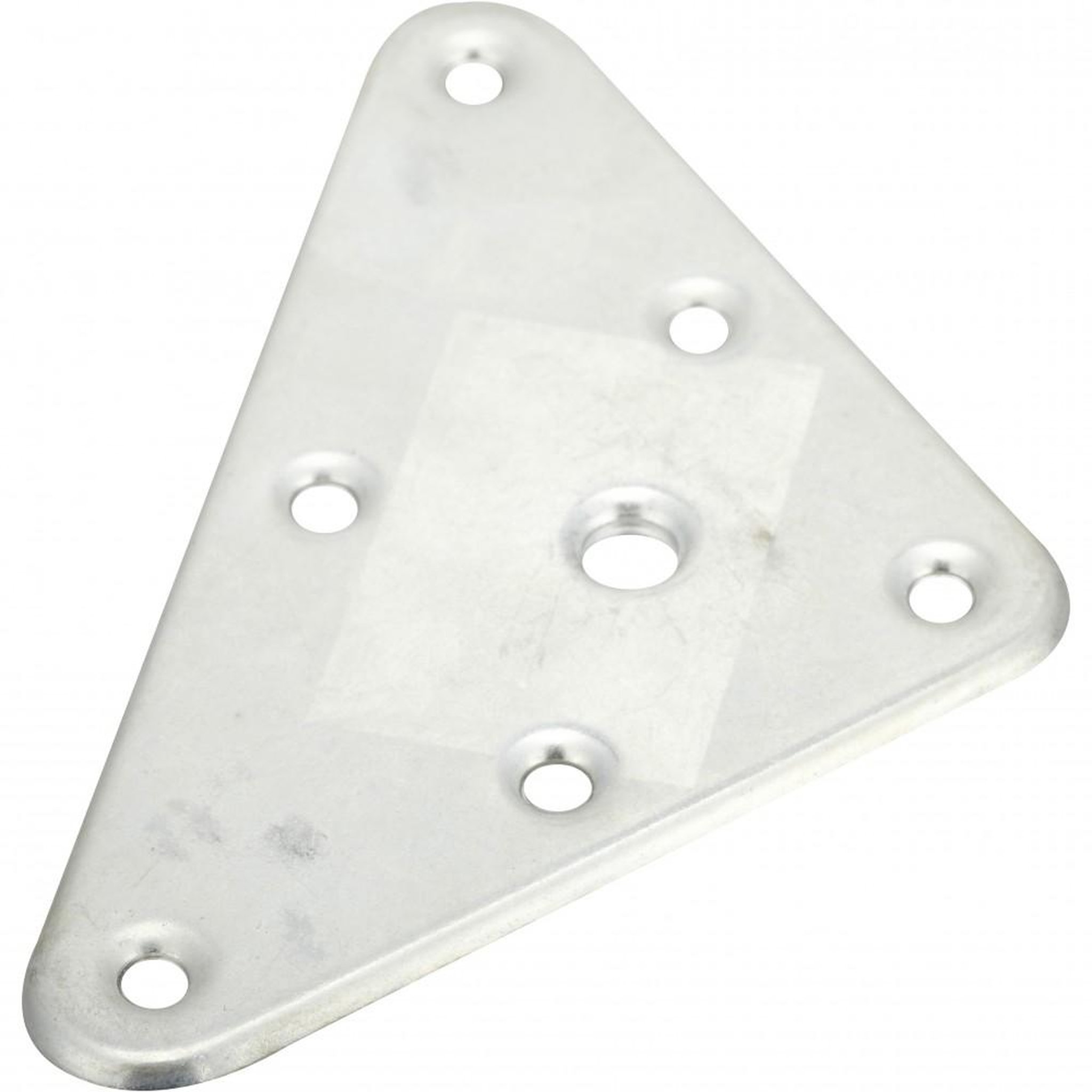 CENTRALE BRICO Plaque de montage triangulaire métal à visser, H.120 x l.70 mm
