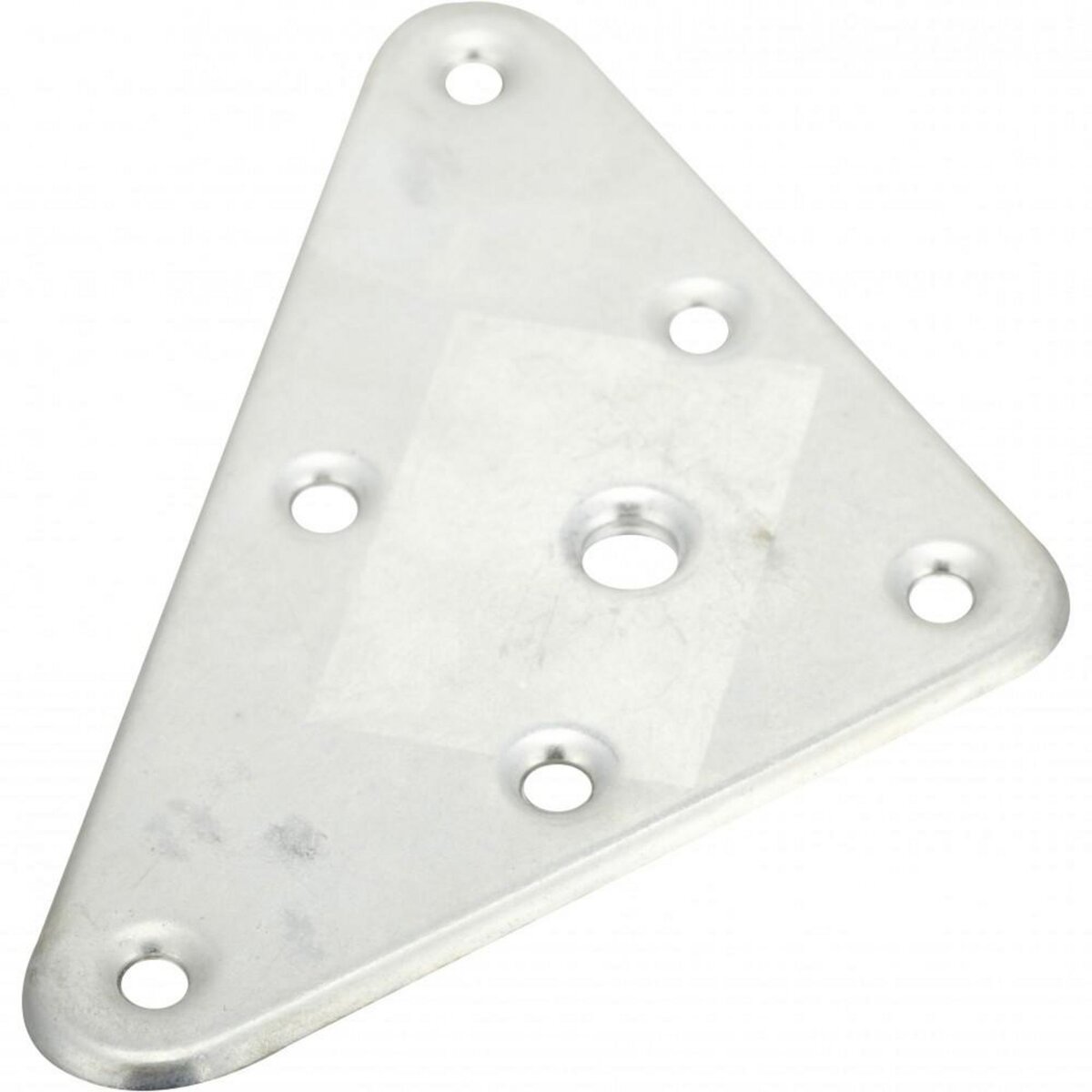 CENTRALE BRICO Plaque de montage triangulaire métal à visser, H.120 x l.70 mm