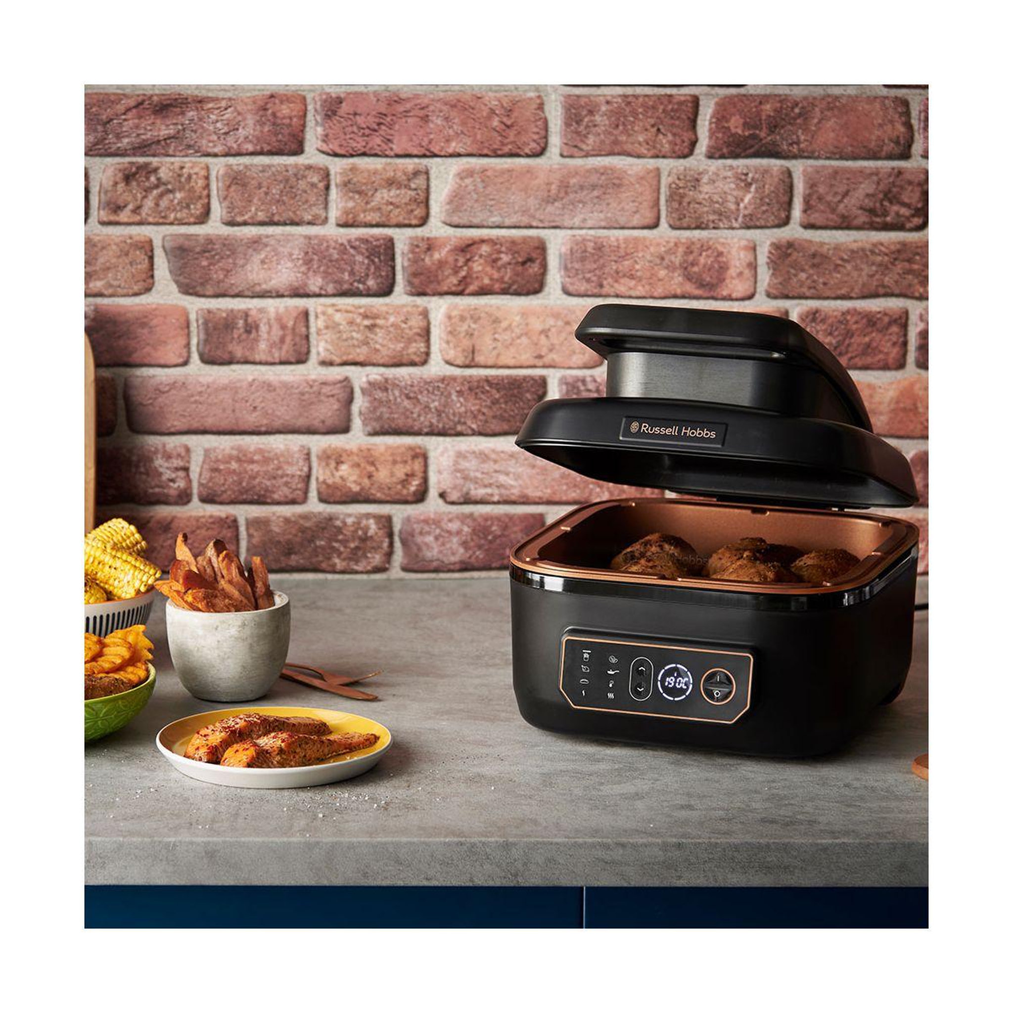 Voir la diapositive 2 : Russell Hobbs Multicuiseur satisfry air & grill 26520-56 avec fonction airfryer