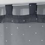 Voir la diapositive 2 : Paris Prix Paire de Voilages  Orion  60x160cm Anthracite