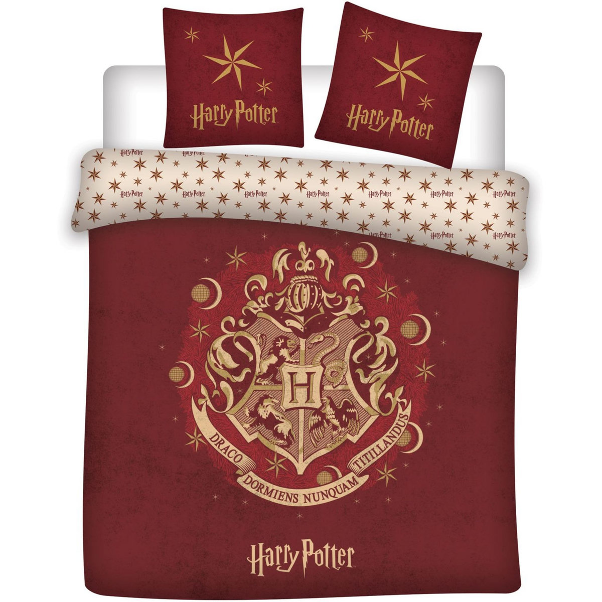 HARRY POTTER Parure housse de couette microfibre HARRY POTTER