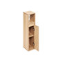 Voir la diapositive 2 : FIVE Dérouleur Papier WC Avec Réserve  Abana  78cm Naturel