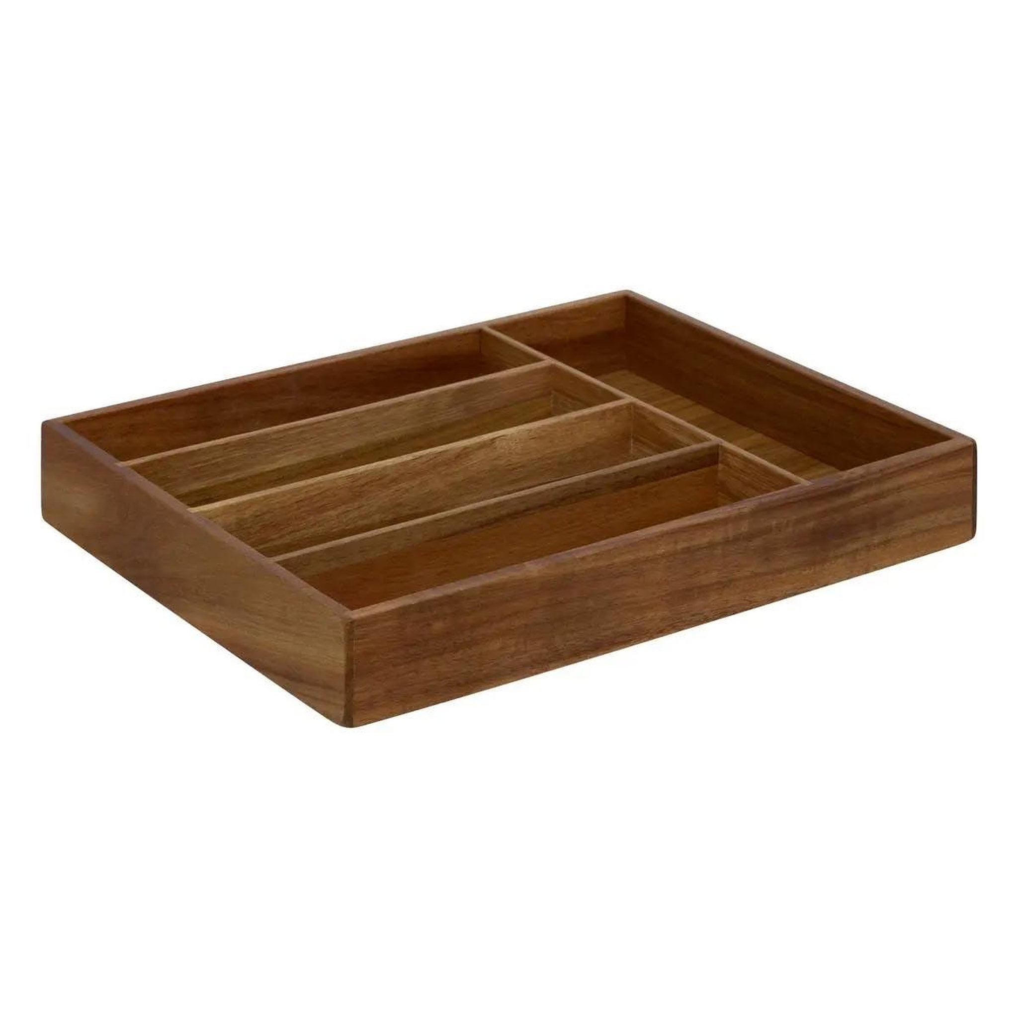FIVE Range-couverts 5 compartiments  cary  35cm marron