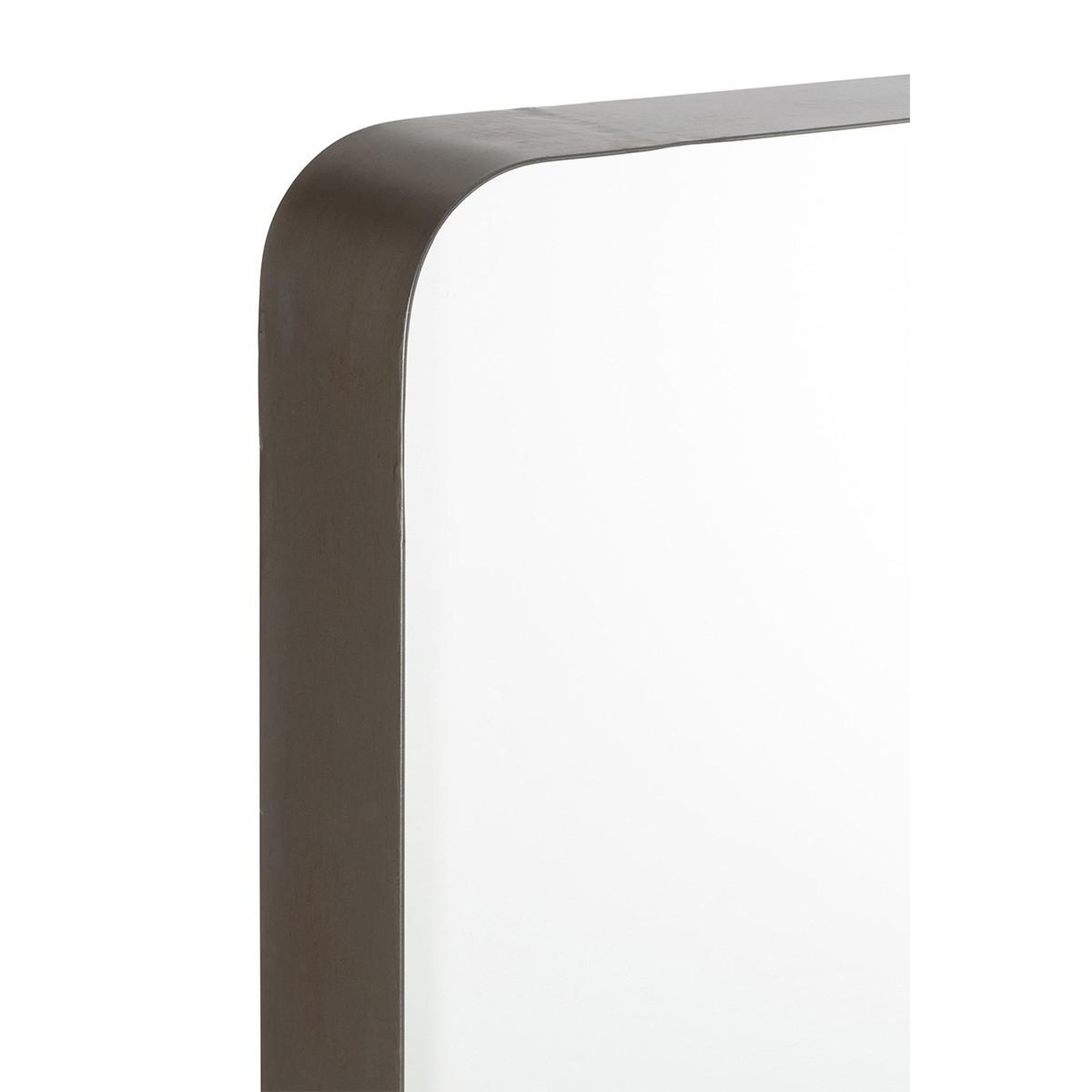 Voir la diapositive 2 : J-LINE Miroir en Métal  Markus  180cm Noir