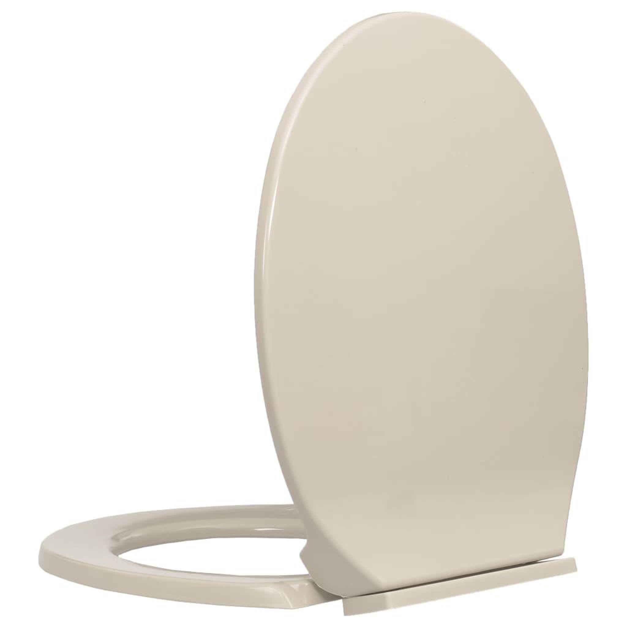 Voir la diapositive 3 : VIDAXL Siege de toilette a fermeture en douceur Abricot Ovale