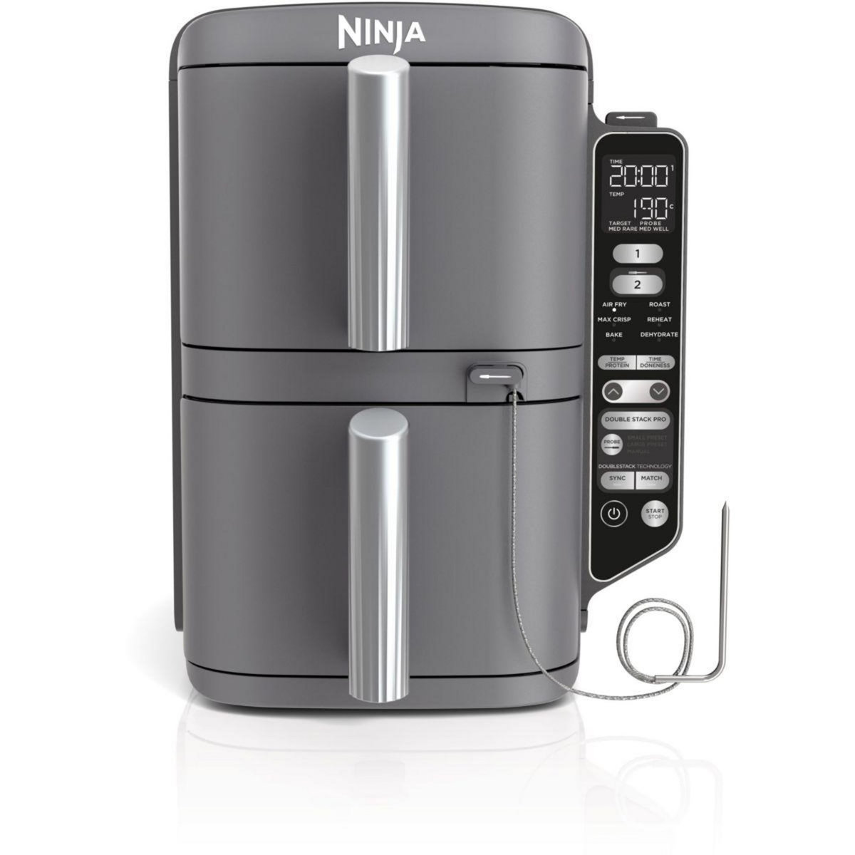 NINJA Friteuse sans huile Double Stack XL 9,5l  SL451EU