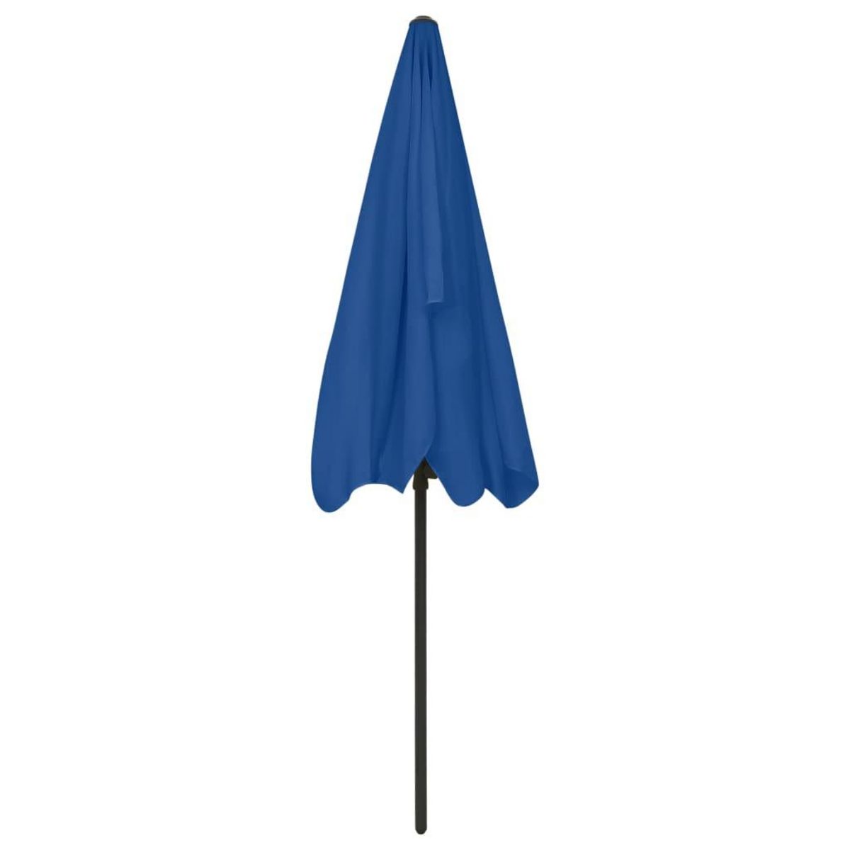 VIDAXL Parasol de plage bleu azure 200x125 cm