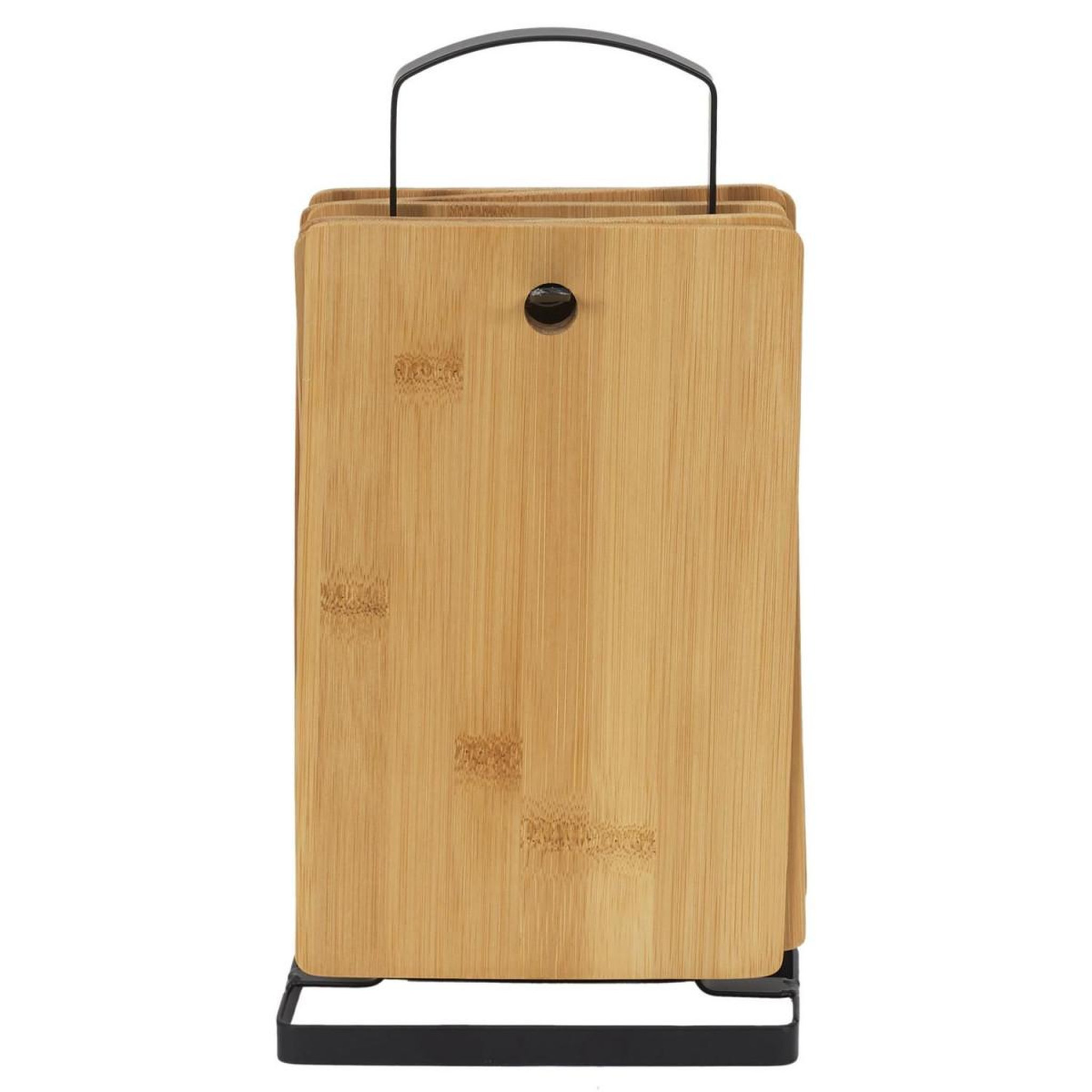COOK CONCEPT Lot de 6 Planches à Découper  Socle  29cm Naturel