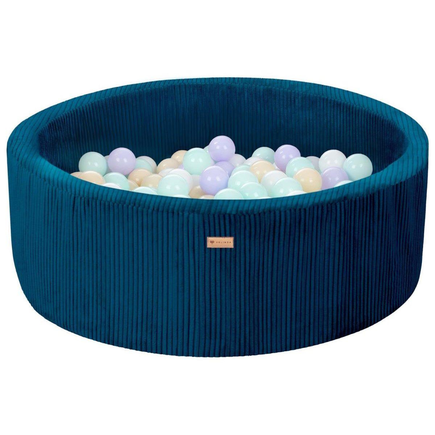 Piscine À Balles Velinda 200 Balles Diamètre 90 Cm Velours Côtelé - vue 2