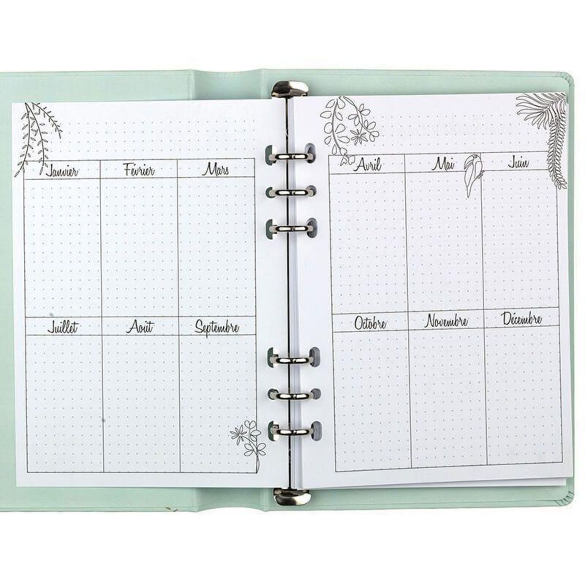 Toga Kit de démarrage Bullet Journal amovible