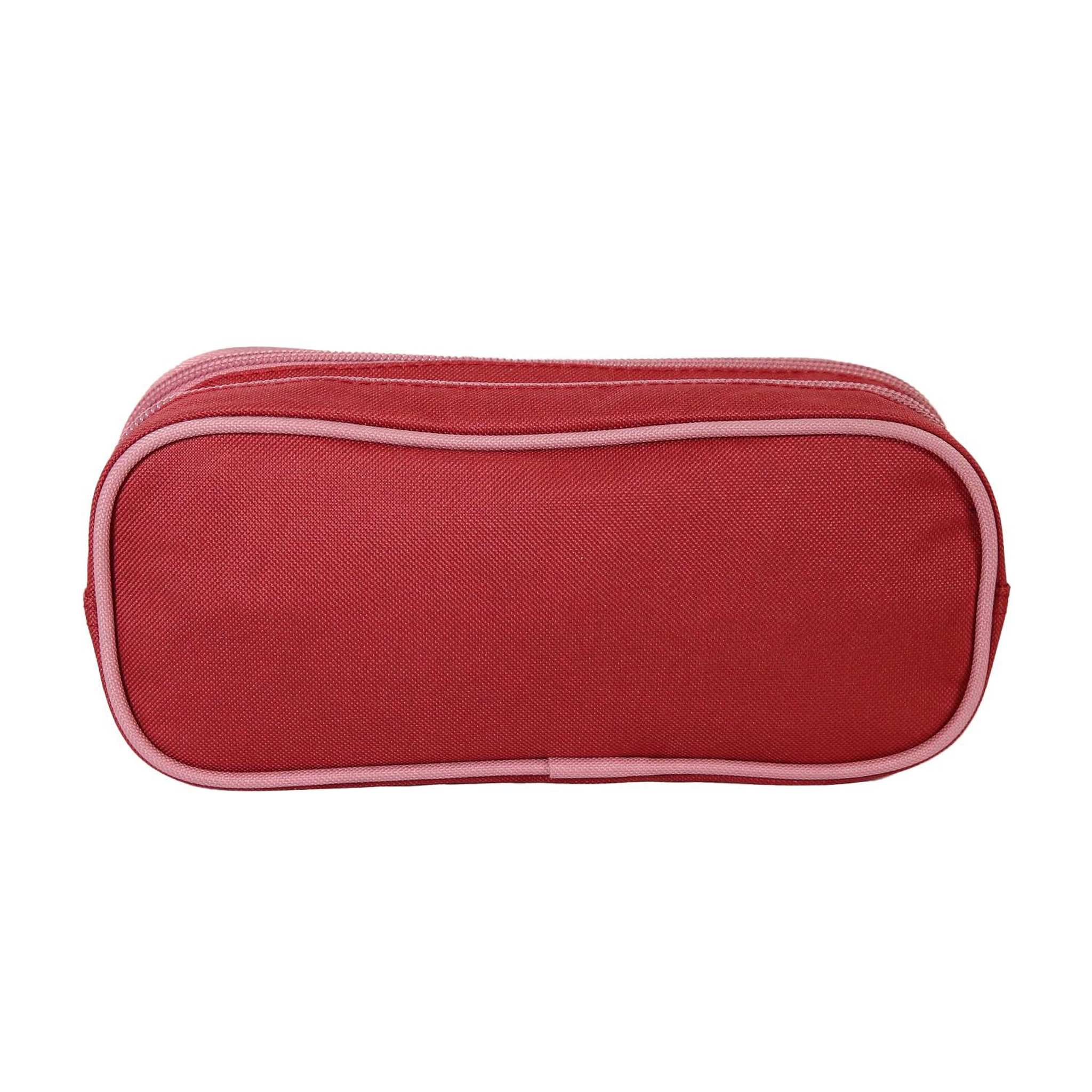 Voir la diapositive 4 : Bagtrotter Bagtrotter Trousse scolaire 2 compartiments Cybel Rose