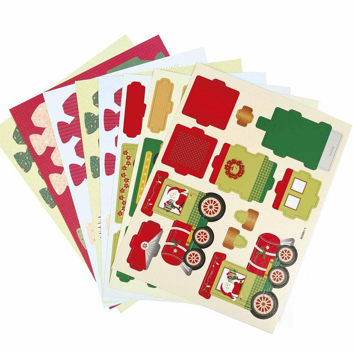 Graine créative Calendrier de l'avent petit train à construire