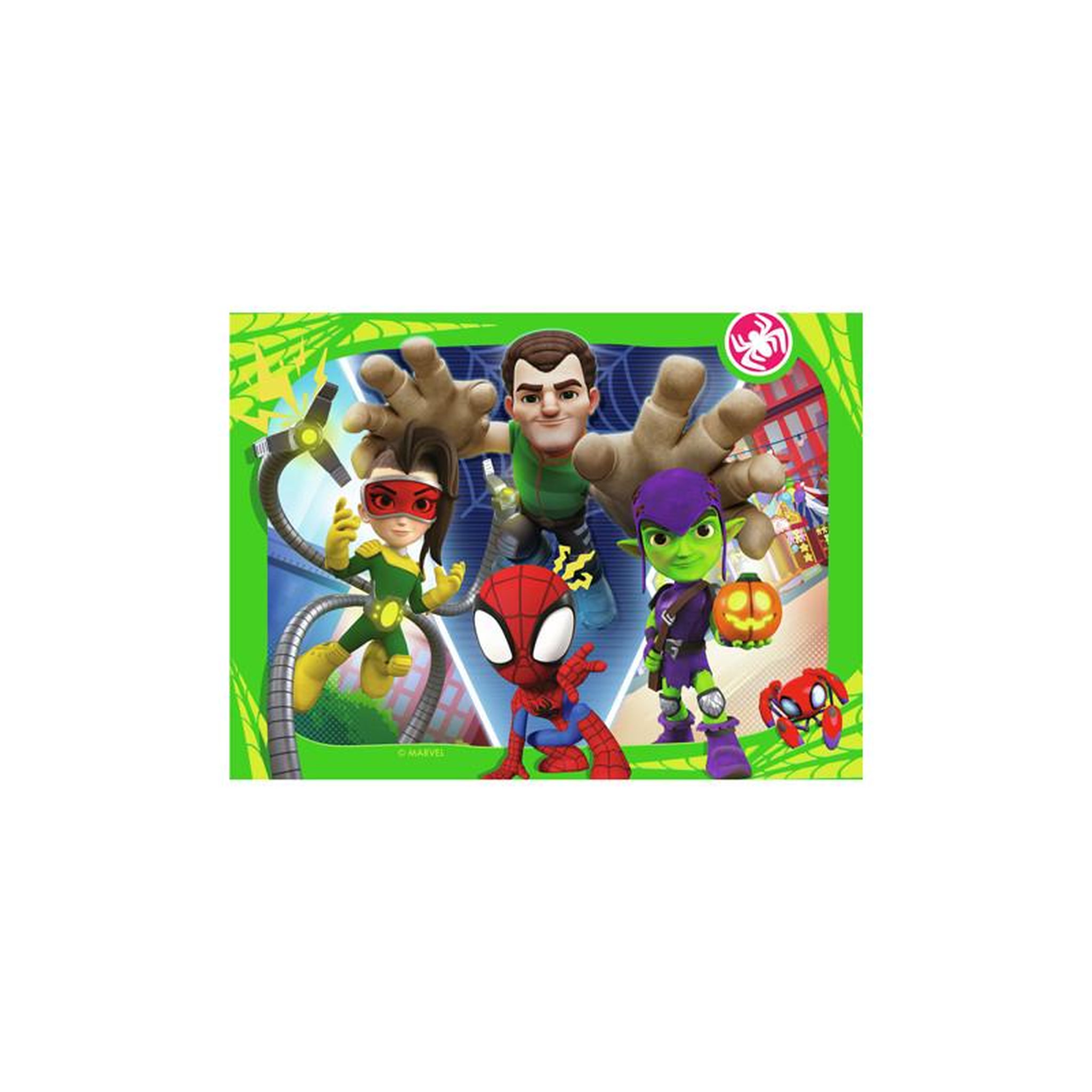 Voir la diapositive 4 : RAVENSBURGER Ravensburger - Jigsaw puzzle Spidey and His Amazing Friends, 2x24pcs. 120010647